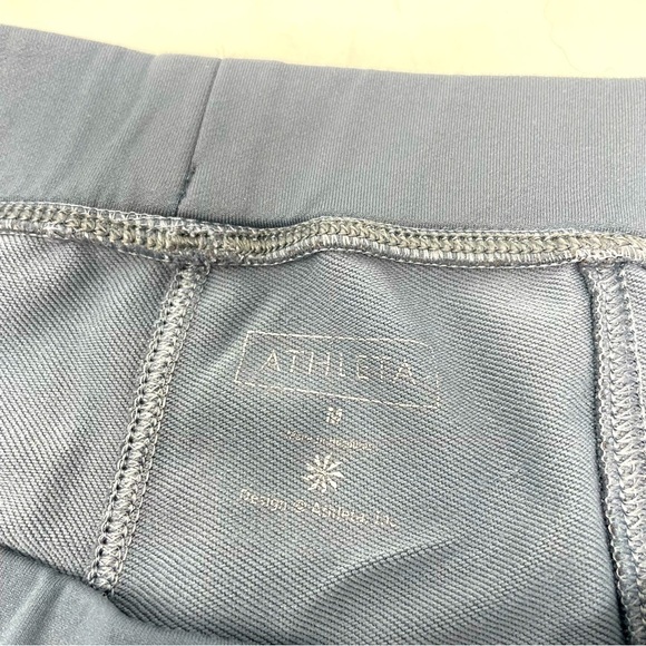 Athleta Jogger Sweatpants – Blue Gray, Zip Pockets – Size Medium - Picture 5 of 8